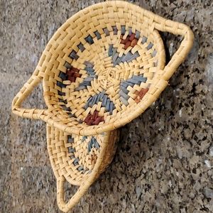 Wicker baskets - set of two. NWOT